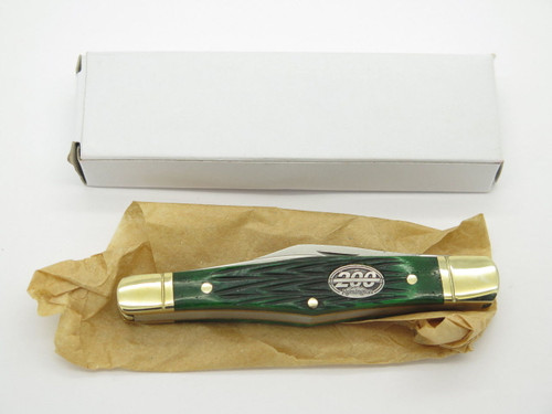 REMINGTON WHITTLER FOLDING POCKET KNIFE GREEN BONE 200th ANNIVERSARY LIMITED