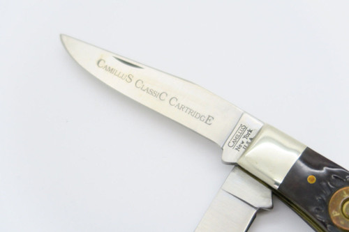 Vintage Camillus USA CCC-5 Cartridge 45 Colt Bullet Trapper Folding Pocket Knife