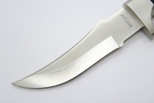 Vtg C. 2000 Kershaw Kai 2011 Fixed Blade AUS6A Skinner Hunting Knife & Sheath