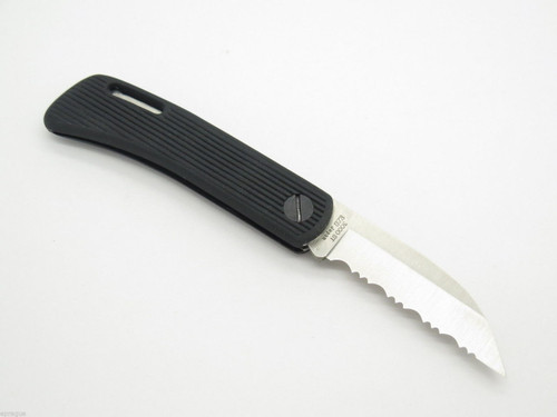 Vtg Kershaw Kai Japan 3000 St Saber Tooth Serrated Folding Lockback Pocket Knife