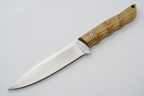 Left Hand ~ North Arm B.C Canada Custom CPM-S35VN Fixed Blade Hunting Camp Knife