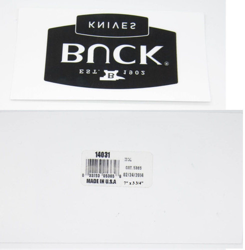 Buck Knife Window Decal 110 112 119 Collector Memorabilia Gift Sticker