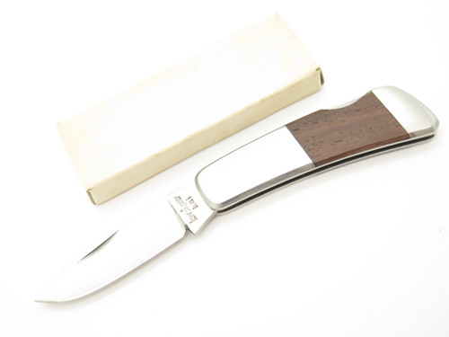 Vtg Kershaw Kai 5300 Seki Japan Gentleman Wood Folding Lockback Pocket Knife