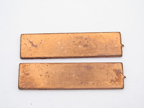 2 Pack - USA 1.625" x 0.040" Copper Spacer Fixed Blade Knife Handle Making Part