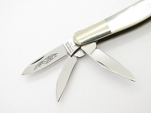 Vtg Parker Seki Japan 6 Blade Congress Pearl MOP Folding Pocket Knife
