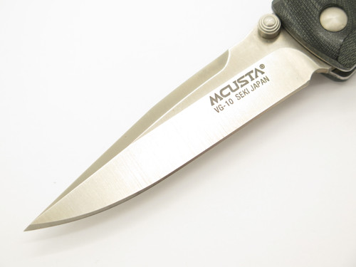 Mcusta Seki Japan Basic MC-0022 Micarta & VG-10 Linerlock Folding Pocket Knife