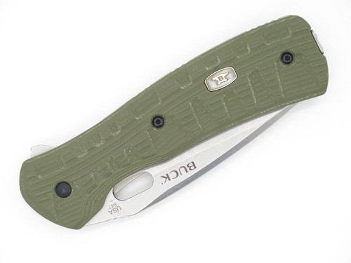 Buck 847 847ODX Vantage Force Pro S30V Green G10 Folder Pocket Knife Serrated