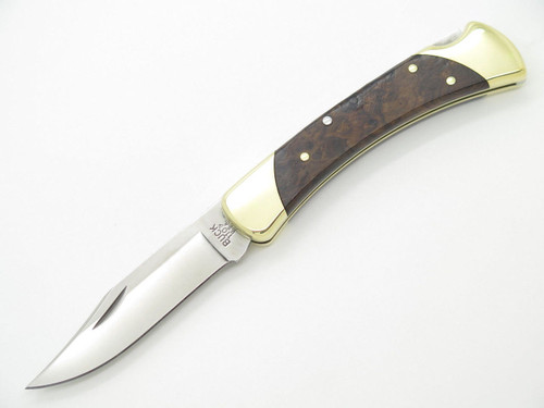 Buck 111 111BOLC Folding Hunter Lockback Knife Custom Limited Ironwood 154cm 110