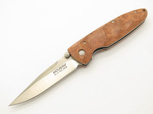 Mcusta Seki Japan Basic MC-0026 Burlwood & VG-10 Linerlock Folding Pocket Knife