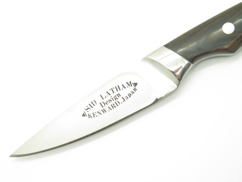 Vtg 1970s Kenward Sid Latham Seki Japan Custom AUS-10 Fixed Hunting Field Knife