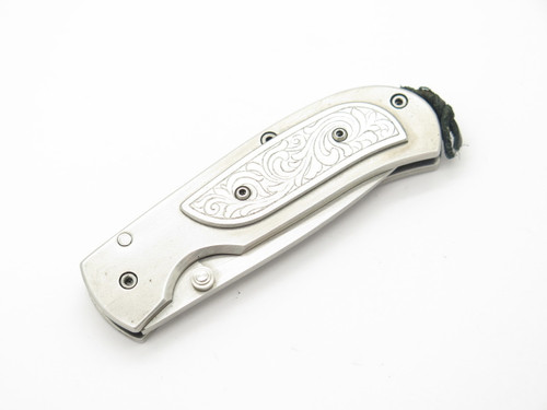 Vtg Seki Cut Japan Prototype Small Gentleman Linerlock Folding Pocket Knife