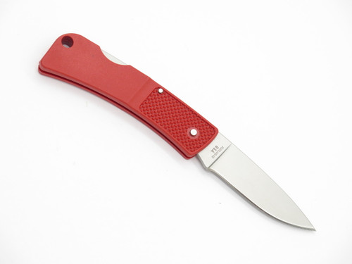 SHOT SHOW 2001 GERBER PORTLAND OR USA 300 ULTRALIGHT RED FOLDING POCKET KNIFE