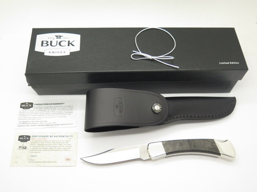 BCCI Buck Custom Limited 101 101CFSCC S35VN Fixed Blade 110 Folding Hunter Knife