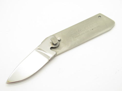 Vintage 1980s Gerber Portland OR USA Touche Folding Knife In Case