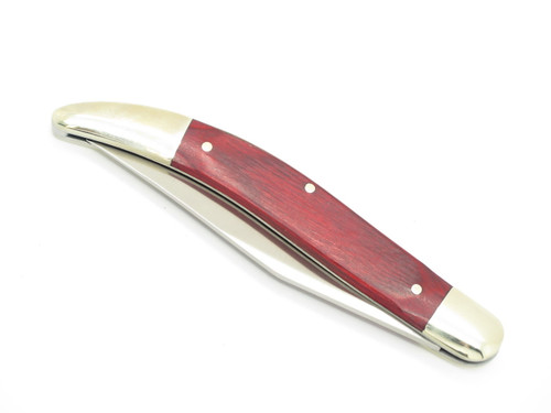 Buck 388 Toothpick Limited Red Wood Handle Large Folding Pocket Knife