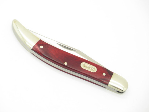 Buck 388 Toothpick Limited Red Wood Handle Large Folding Pocket Knife