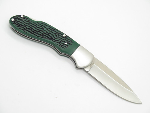 Remington 200th Anniversary Green Folding Hunter Lockback Pocket Knife