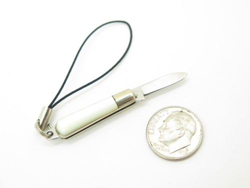 Vtg Mamoru Katoh Seki Japan Miniature Keychain Mini Pearl Folding Pocket Knife
