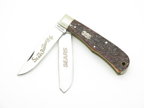Vintage 1986 Sears Craftsman 100 Year Anniversary Camillus Trapper Folding Knife