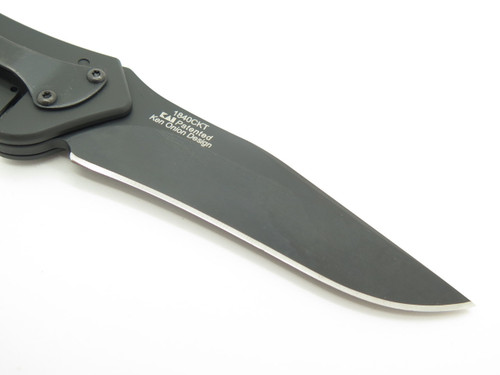 Kershaw USA 1840CKT Shallot Ken Onion Assisted Black Folding Pocket Knife