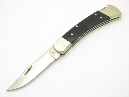 Buck 110 BKSNS1 Anvil S30V Nickel Silver Black G10 Folding Hunter Lockback Knife