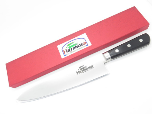 Vtg NOS Hayabusa Japanese Seki Japan 240mm AUS8 Kitchen Cutlery Chef Knife