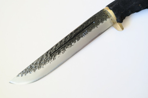 Vtg IC Cut MI4 Seki Japan Ishikawa Ken Nata San Mai Leather Fixed Machete Knife