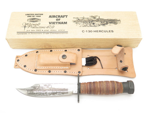 Vtg '84 Westwind Production Camillus C-130 Hercules Vietnam Pilot Survival Knife