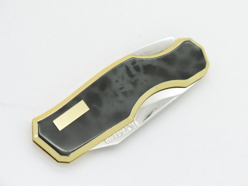 Vtg Hoffman Design M. Kawakami Seki Japan Gentleman Folding Pocket Knife Gray