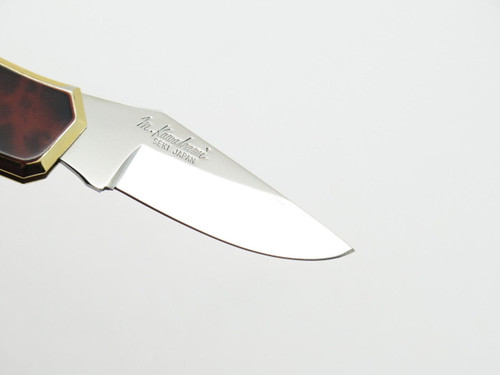 Vtg Hoffman Design M. Kawakami Seki Japan Gentleman Folding Pocket Knife Red