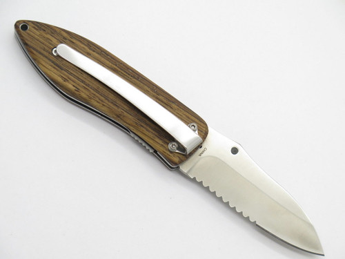 Nafc D'holder Folding Linerlock Pocket Knife North American Fishing Club