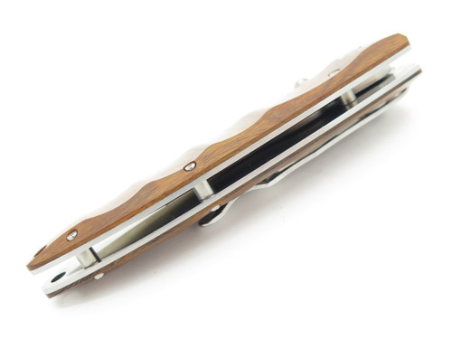 Mcusta Seki Japan Basic Quince Wood & VG-10 Linerlock Folding Pocket Knife