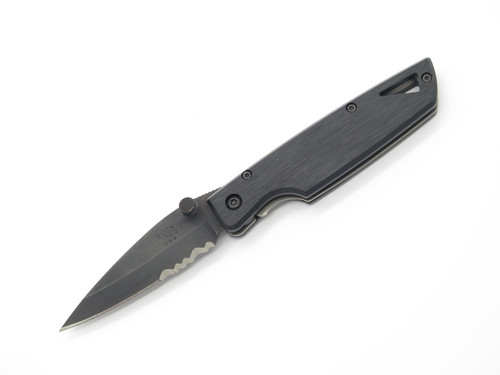 2000 Buck USA 170 Lightning Black Folding Linerlock Pocket Knife