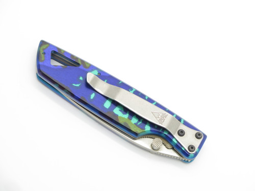 1998 Buck USA 175 Lightning Large Multi Color Folding Linerlock Pocket Knife