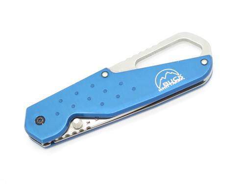 Buck Whittaker 751 Approach Blue Early Production Folding Linerlock Pocket Knife