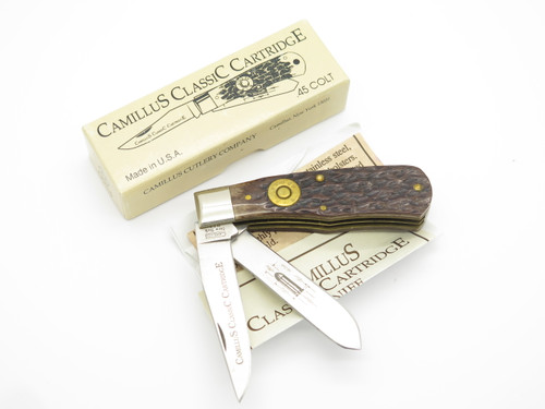 Vtg Camillus Usa CCC-5 Cartridge 45 Colt Bullet Trapper Folding Pocket Knife