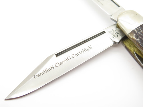 Vtg Camillus Usa CCC-7 Cartridge .270 Winchester Camp Folding Pocket Knife