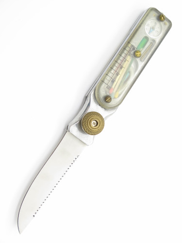 Vtg '60s Apollo Space Age Survival Knife ACE-PAL-O Seki Japan Folding Multi Tool