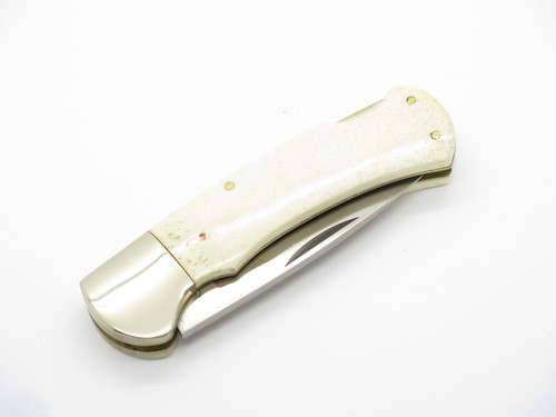 Vtg Frost Cutlery Seizo Imai Seki Japan Bone Folding Lockback Pocket Knife