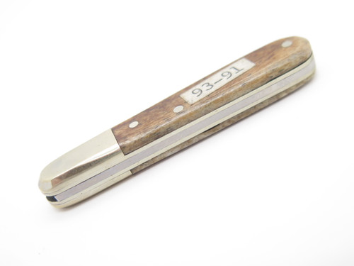 Vtg 1970s Valor Seki Japan Small Smooth Bone Folding Pocket Knife