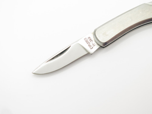 Vtg Explorer Seizo Imai 11360 Seki Japan Folding Stainless Lockback Pocket Knife