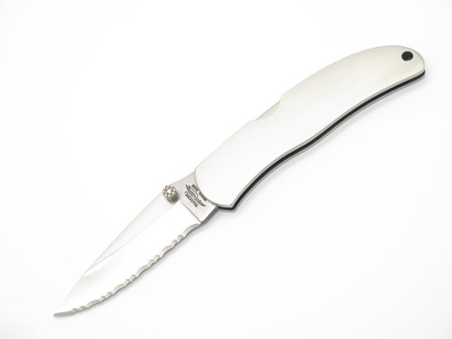 Vtg 80s Parker Benchmade Imai Seki Japan Stainless Folding Lockback Pocket Knife
