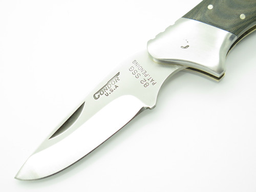 Vtg 1980s Condor 82SSG Seizo Imai Seki Japan 4.5" Folding Hunter Lockback Knife