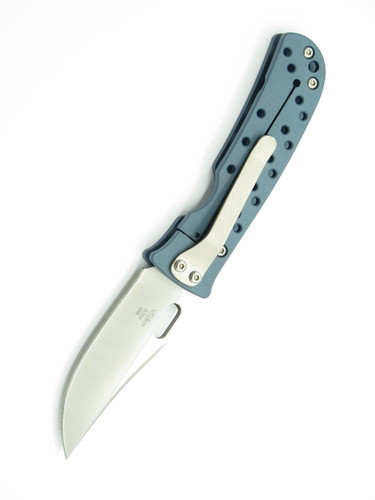 Buck 171 Mayo Waimea Limited S30V Blue Titanium Framelock Folding Pocket Knife