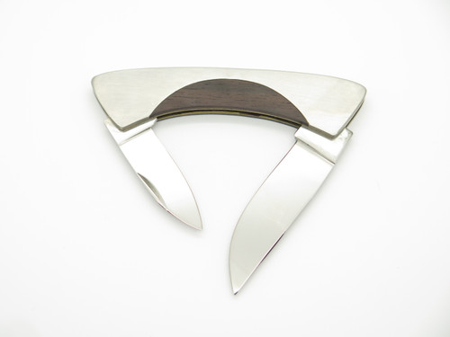 Vtg Valor Super Sport Seizo Imai Seki Japan Wood Stainless Folding Pocket Knife