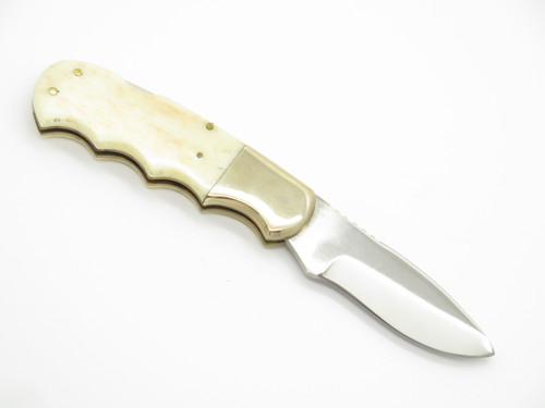 Vtg Whitby & Co Seizo Imai Seki Japan 3.5" Magnum Folding Lockback Pocket Knife