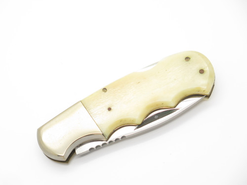 Vtg Whitby Co Seizo Imai Seki Japan 3.5" Magnum Folding Lockback Pocket Knife