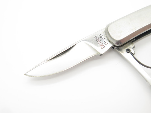 Explorer 11-361 Seki Japan Gent Folding Lockback Stainless Pocket Scissor Knife