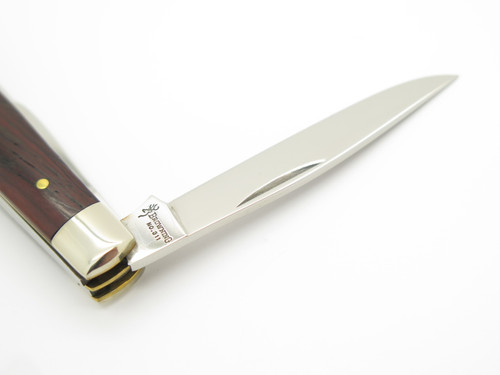 Vtg Browning 311 Imai Seki Japan 2-5/8" AUS-8 Wood Folding Stockman Pocket Knife