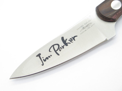Vtg '80s Parker Seki Japan Fixed Blade Paring Bird Hunting Kitchen Cutlery Knife